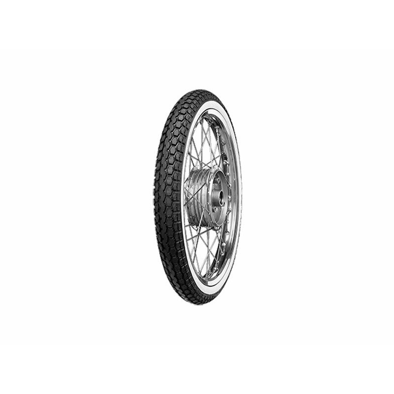 Pneu CONTINENTAL KKS 10 RF WW Flancs Blancs 2.75-17 M/C 47J TT