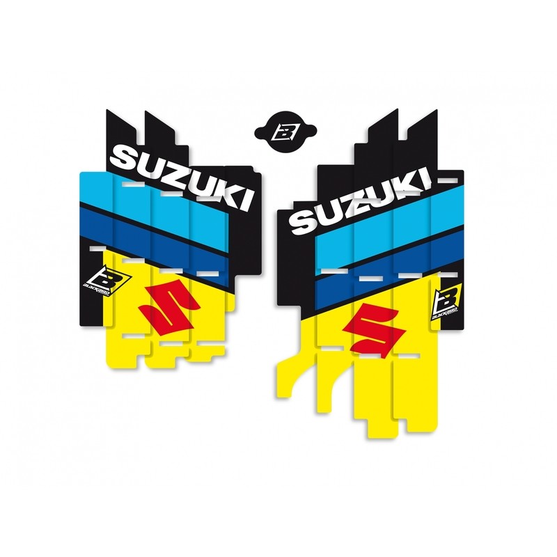 Kit déco de cache radiateur BLACKBIRD Replica Racing Team 2019 Suzuki RM-Z450