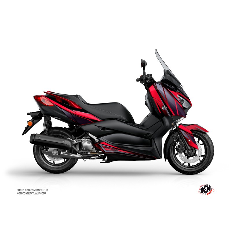 Kit déco KUTVEK Replica rouge/noir Yamaha X-Max 400