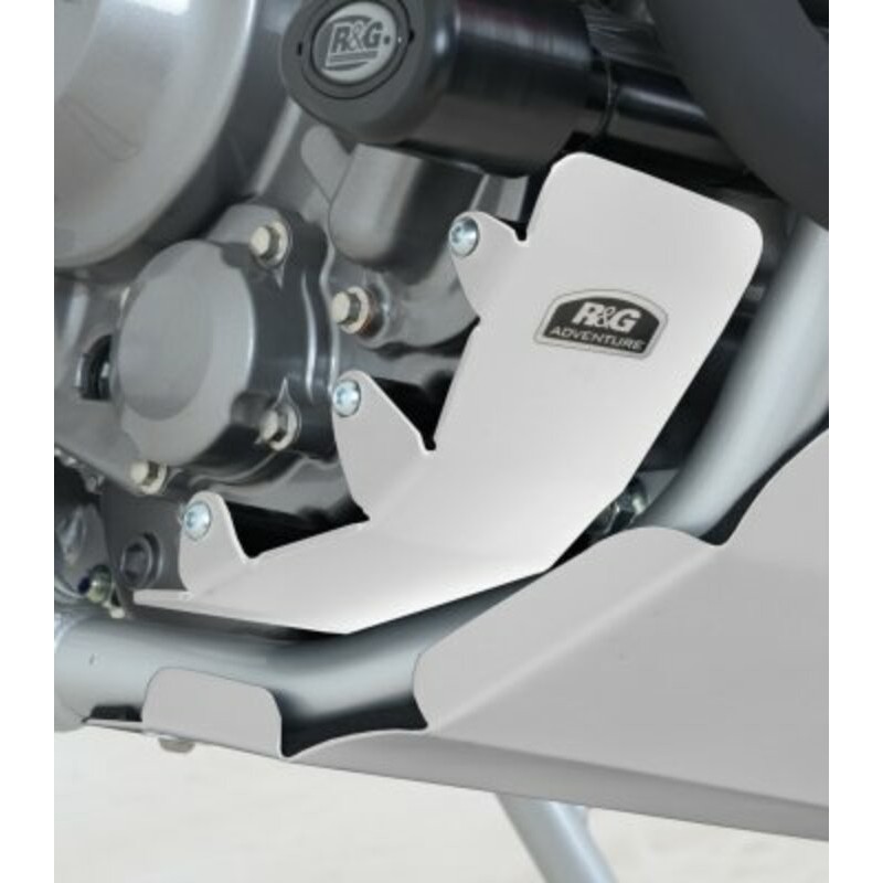 Protection moteur droit R&G RACING alu argent Honda CRF250M/250L