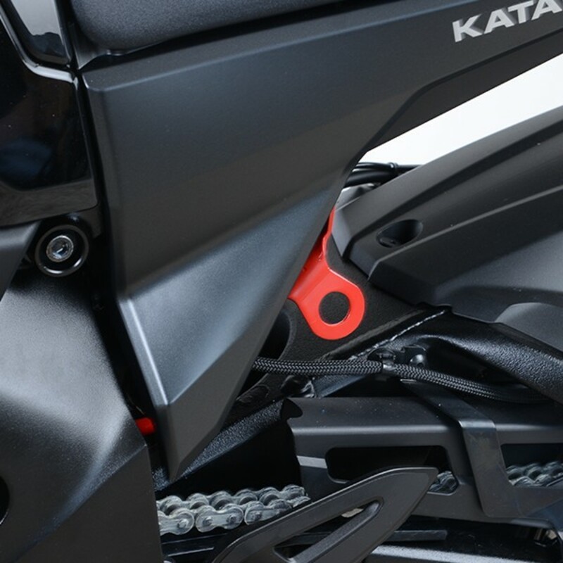 Platines pour sangles R&G RACING rouge