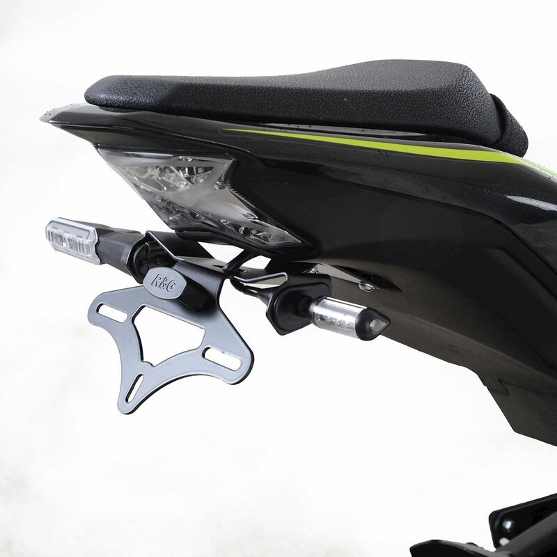Support de plaque R&G RACING noir Kawasaki Z900
