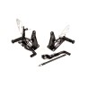 Commandes reculées GILLES TOOLING FXR noir Honda