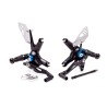 Commandes reculées ajustables GILLES TOOLING RCT10GT noir Suzuki SV650