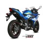 Silencieux MIVV GP Pro carbone/casquette inox Suzuki GSX250R