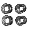 Lot de 4 Jantes Alu ART Bord Roulé 10x5 / 9x9