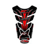 Protection de réservoir Honda 4 pièces Rouge