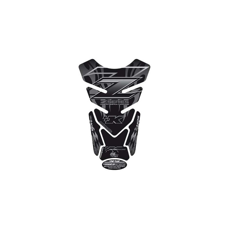 Protection de réservoir Kawasaki 4 pièces Noir