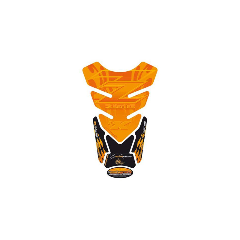 Protection de réservoir Kawasaki 4 pièces Orange