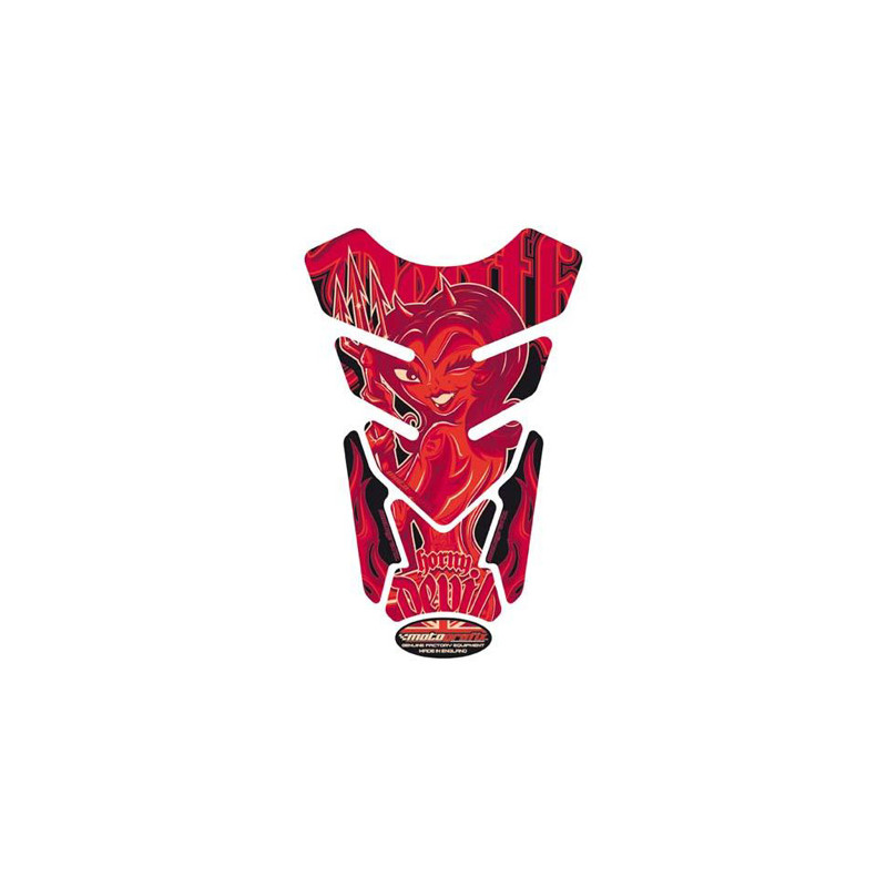 Protection de réservoir Diablesse 4 pièces Rouge