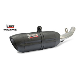 Silencieux Suono Steel Black MIVV 750 GSR Suzuki