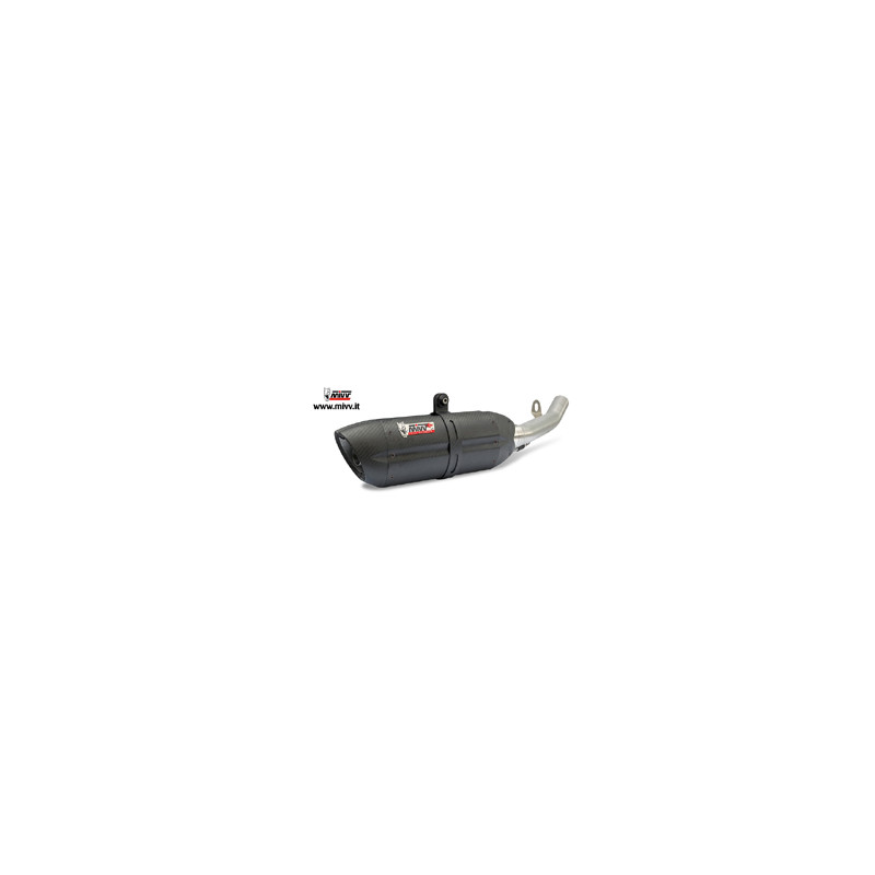 Silencieux Suono Steel Black MIVV 750 GSR Suzuki