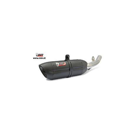 Silencieux Suono Steel Black MIVV 750 GSR Suzuki