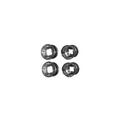 Lot de 4 Jantes Alu ART Bord Roulé 10x5 / 10x8 spécial Scrambler