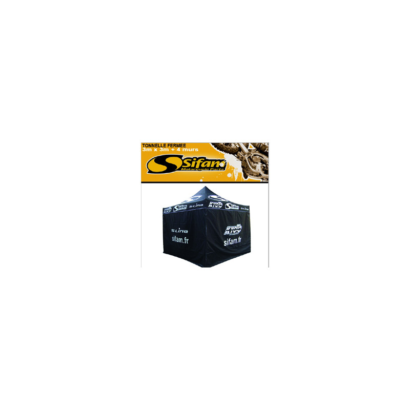 Tonnelle Sifam Racing 3x3M et 4 Murs