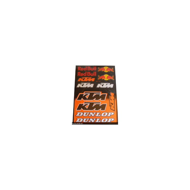 Planche adhésif déco KTM REDBULL
