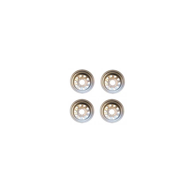 Lot de 4 Jantes Tôle 12x7 - 4x137 4+3 Quad SSV