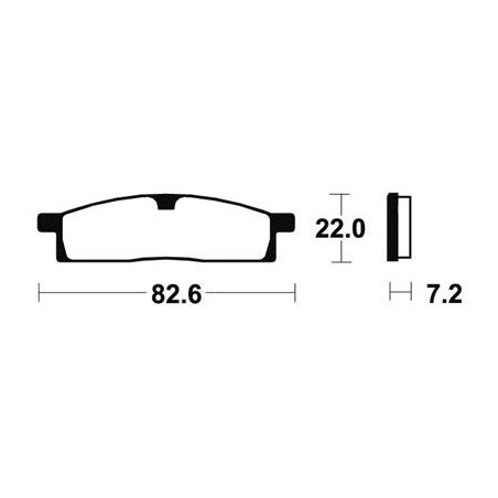 Lame À Neige Seule Kimpex Click n go 2 Quad/Ssv 137 Cm