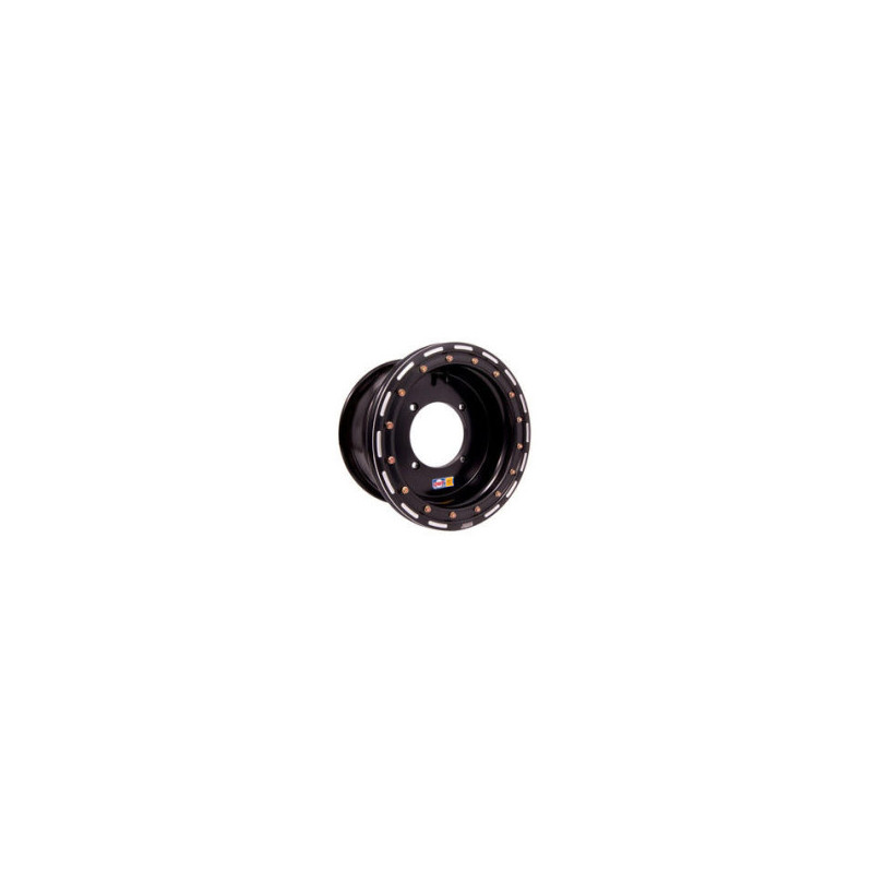 Jante Ultimate Beadlock Black Douglas 12x7 4x136 4+3 Quad SSV