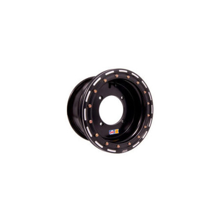 Jante Ultimate Beadlock Black Douglas 12x7 4x136 4+3 Quad SSV