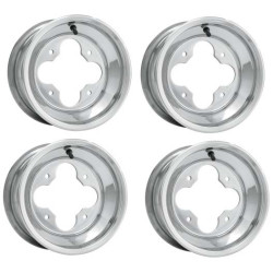 Pack 4 Jantes Aluminium Douglas A5 10x5/ 9x8 Polaris