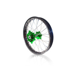Roue Arrière Complète Art 19X2.15 Jante Noire/Moyeu Vert Kx450f Kawasaki