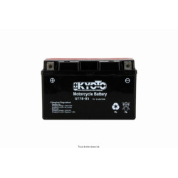 Batterie YT7B-BS sans entretien avec pack acide