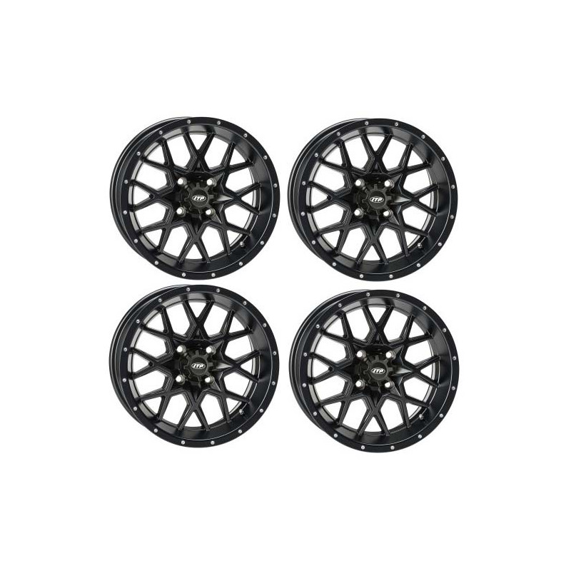 Pack 4 Jantes ITP Hurricane 15x7 4X110 5+2