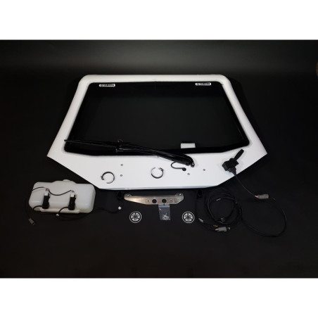 Pare Brise Verre Feuilleté Blanc ou Noir Pour Arceau Homologué FFSA YAMAHA YXZ 1000