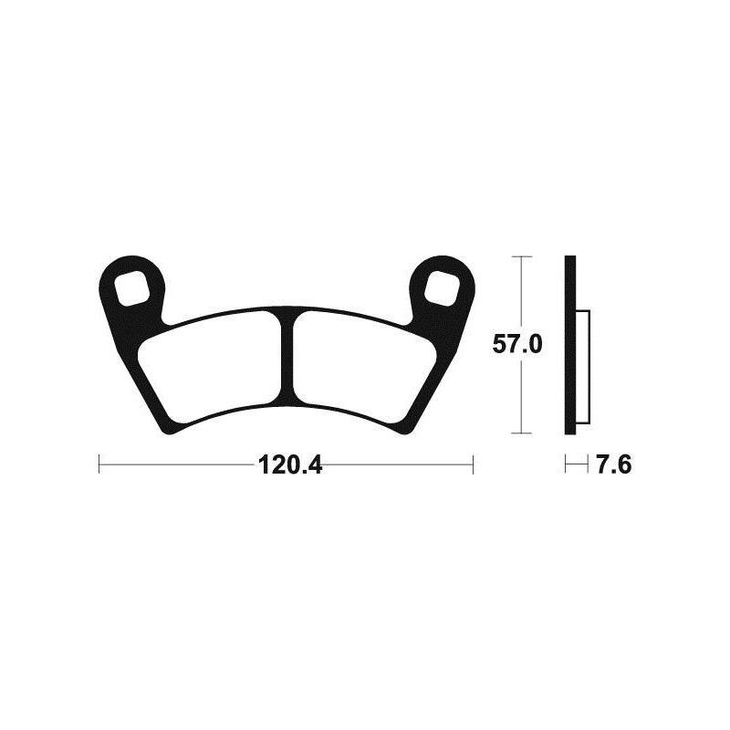 Plaquettes de Frein Métal Fritté Avant RZR 900 XP Polaris