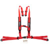 Harnais De Sécurité 4 points Rouge Moose Utility SSV
