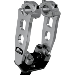 Pontets Réhausseurs Pivotants Elite Silver +127mm sur pontet 22mm
