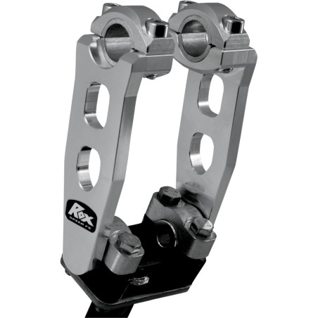 Pontets Réhausseurs Pivotants Elite Silver +127mm sur pontet 22mm