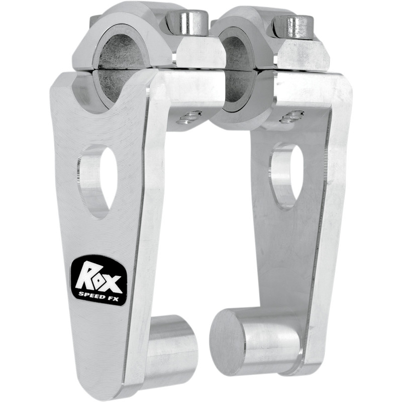 Pontets Réhausseurs Pivotants Elite Silver +89mm sur pontet 22mm
