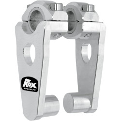 Pontets Réhausseurs Pivotants Elite Silver +89mm sur pontet 22mm