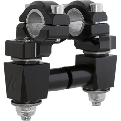 Pontets Pivotants Noir ROX ELITE SERIES Anti-Vibrations Pontet 22mm Pour Guidon 22mm ou 28.6mm