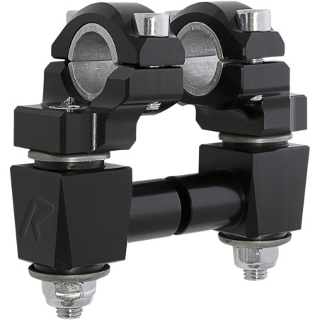 Pontets Pivotants Noir ROX ELITE SERIES Anti-Vibrations Pontet 22mm Pour Guidon 22mm ou 28.6mm