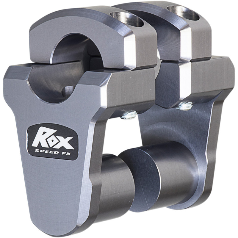 Pontets Réhausseurs ROX +44.5mm Gris Pour Pontet Et Guidon 28.6mm