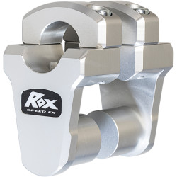Pontets Réhausseurs ROX +44.5mm Alu Clair Pour Pontet Et Guidon 28.6mm