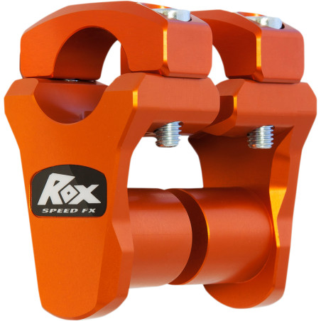 Pontets Réhausseurs ROX +44.5mm Orange Pour Pontet Et Guidon 28.6mm