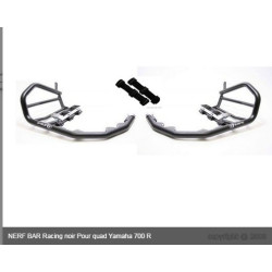 Paire de Nerf Bars PRO PEGS SILVERTEC Black 700 Raptor YFM-R Yamaha