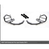 Paire de Nerf Bars PRO PEGS SILVERTEC Black 700 Raptor YFM-R Yamaha