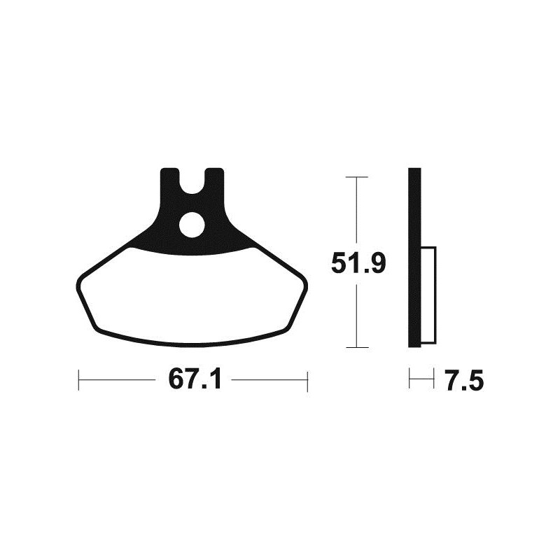 Plaquettes De Frein Avant Métal Fritté DS 450 Can-am