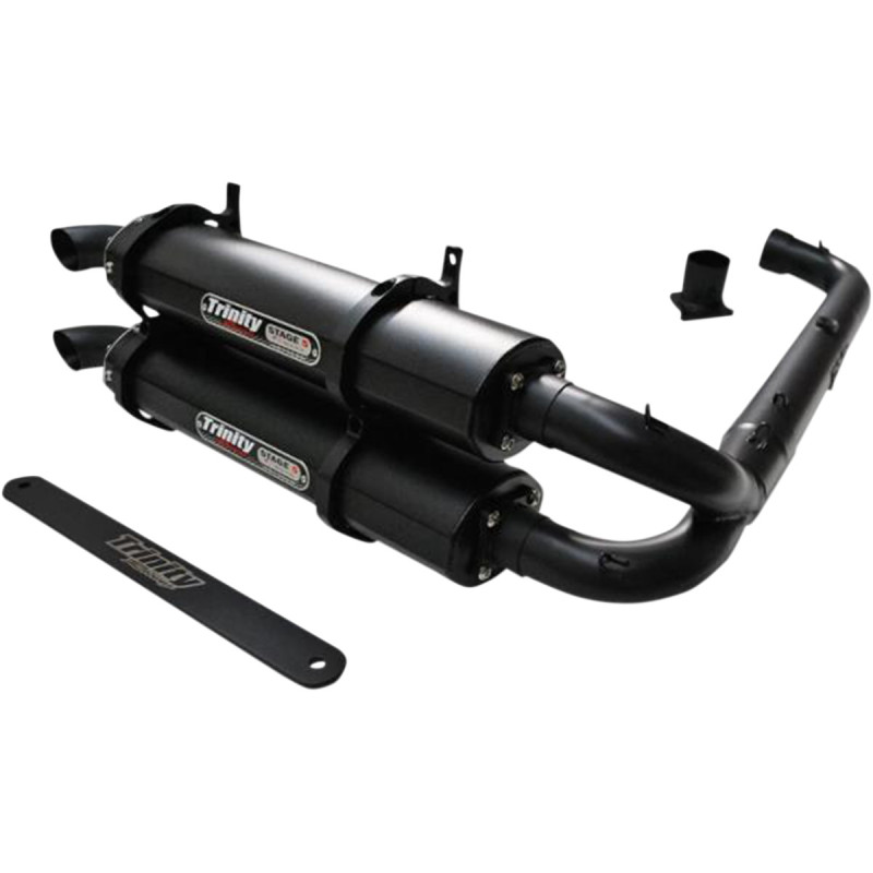 Ligne complète Double Stage 5 Trinity Racing Noir Mat RZR PRO XP 1000 Polaris