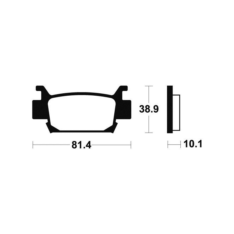 Plaquettes de Frein Avant Honda FA6/FGA6 680 Rincon
