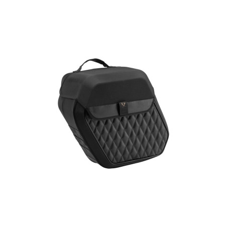Sacoche latérale pour support LH2 Legend Gear  25,5 litres 600D polyester/similicuir SLH gauche SW MOTECH