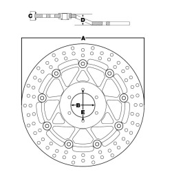 Disque de Frein Avant TRW Pour 700 Raptor Yamaha