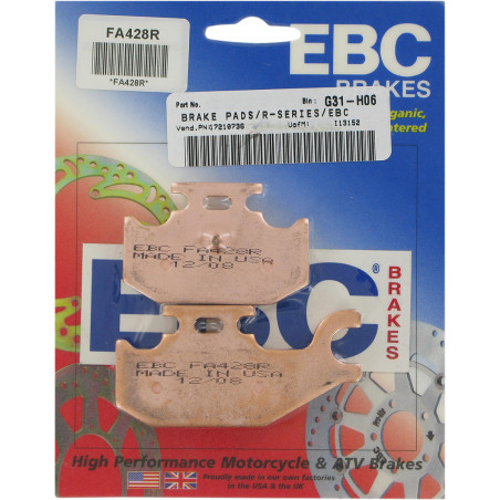 Plaquette De Freins Arrière EBC Pour 700 Raptor Yamaha
