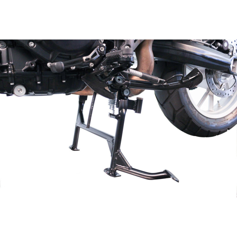 Béquille centrale. Noir. BMW F650/700GS Kit de rabaissement