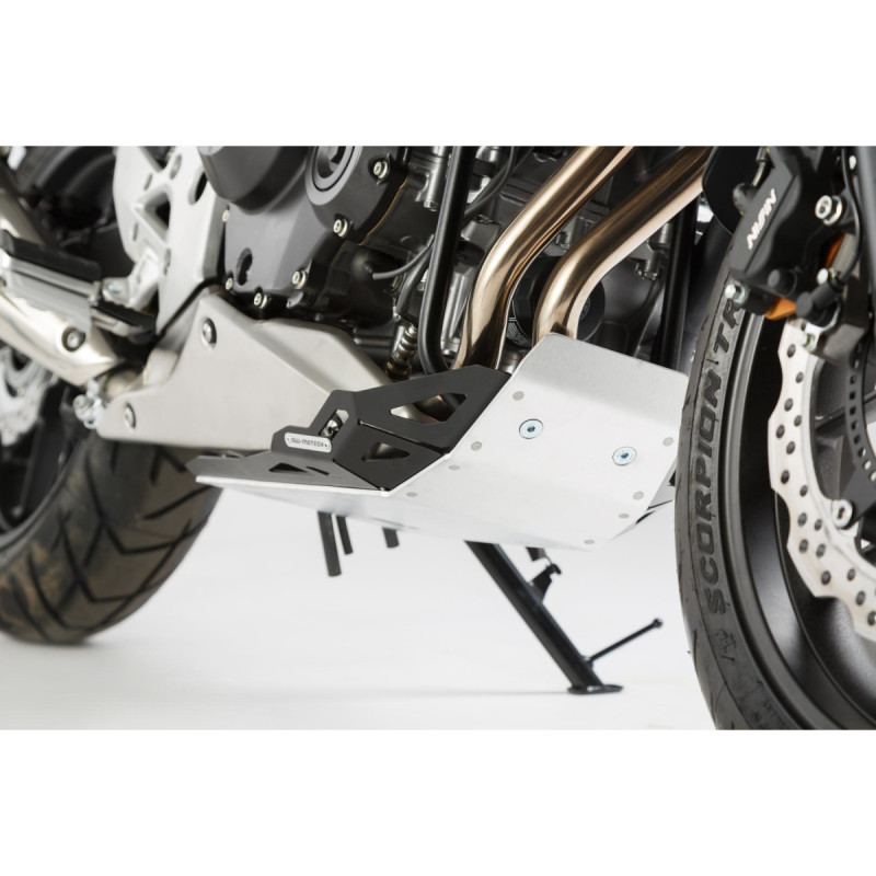 Sabot moteur. Noir/Gris. Honda CB500X (13-18)